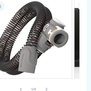 ResMed ClimateLineAir Heated CPAP Tubing in Gray and Black